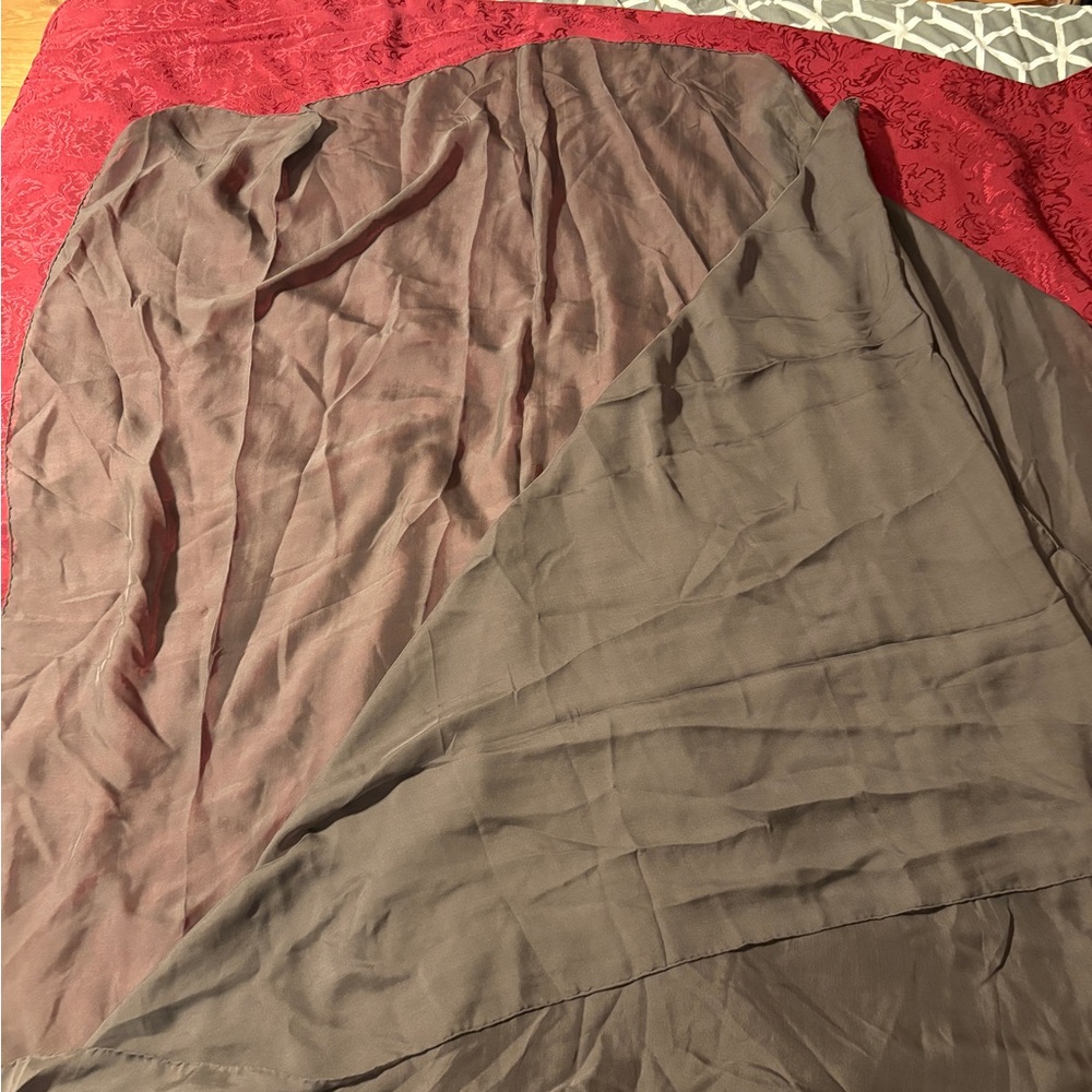 Reversible Brown and Gray Blanket